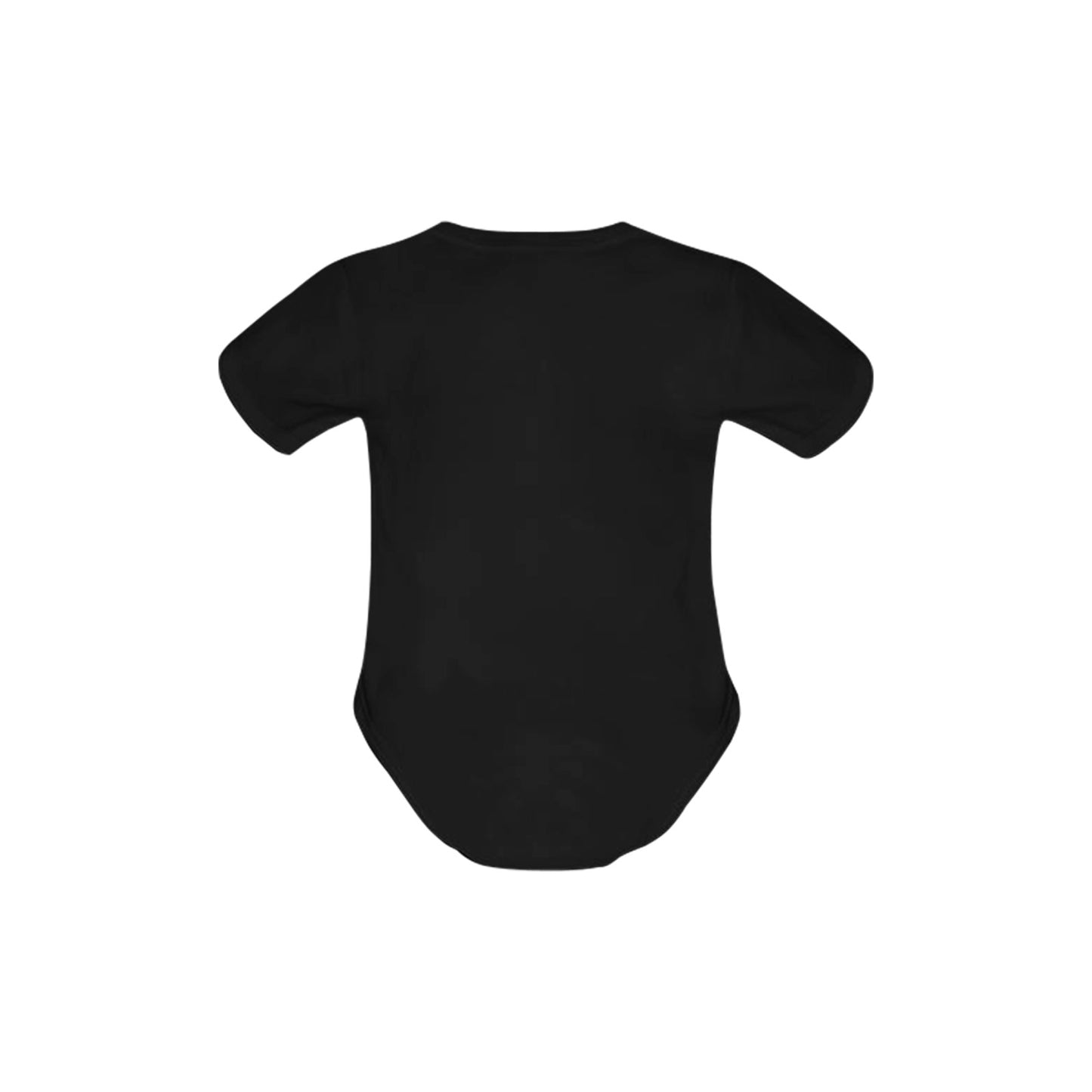 Organic Short Sleeve Abstract Africa Logo Baby Bodysuit