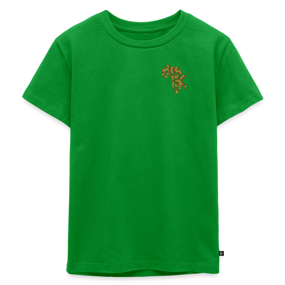 Toddler Premium T-Shirt Block Color Alaina Africa Logo - green