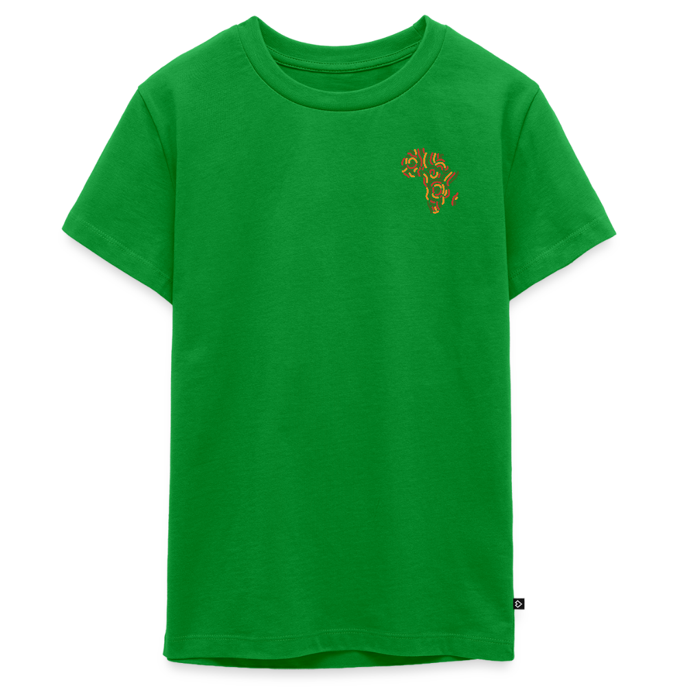 Children's Premium T-Shirt Block Color Alaina Africa Logo - green