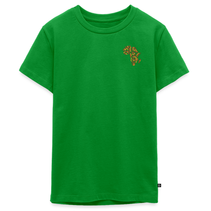 Children's Premium T-Shirt Block Color Alaina Africa Logo - green