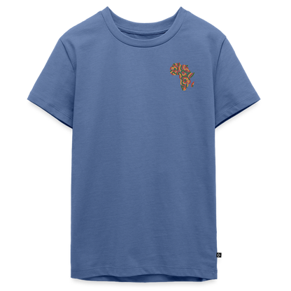 Children's Premium T-Shirt Block Color Alaina Africa Logo - stone blue 
