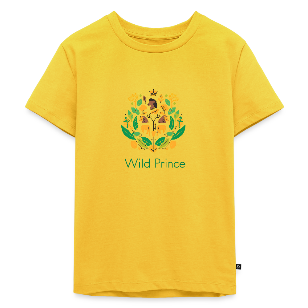 Toddler Premium Africa Wild Prince T-Shirt - yellow