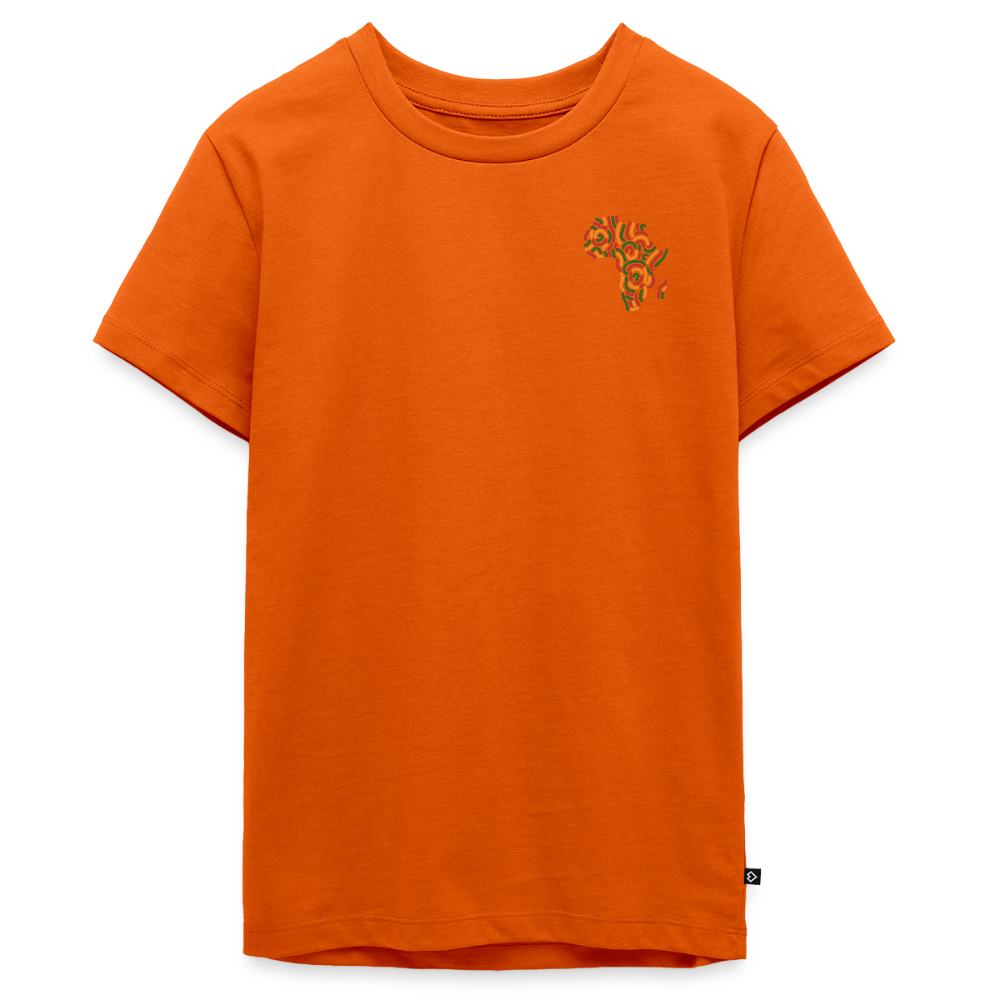 Children's Premium T-Shirt Block Color Alaina Africa Logo - orange 