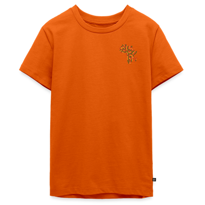 Children's Premium T-Shirt Block Color Alaina Africa Logo - orange 