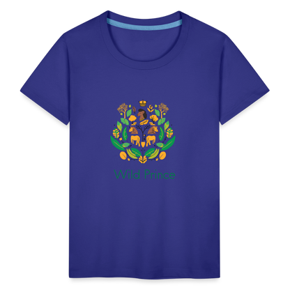 Toddler Premium Africa Wild Prince T-Shirt - royal blue