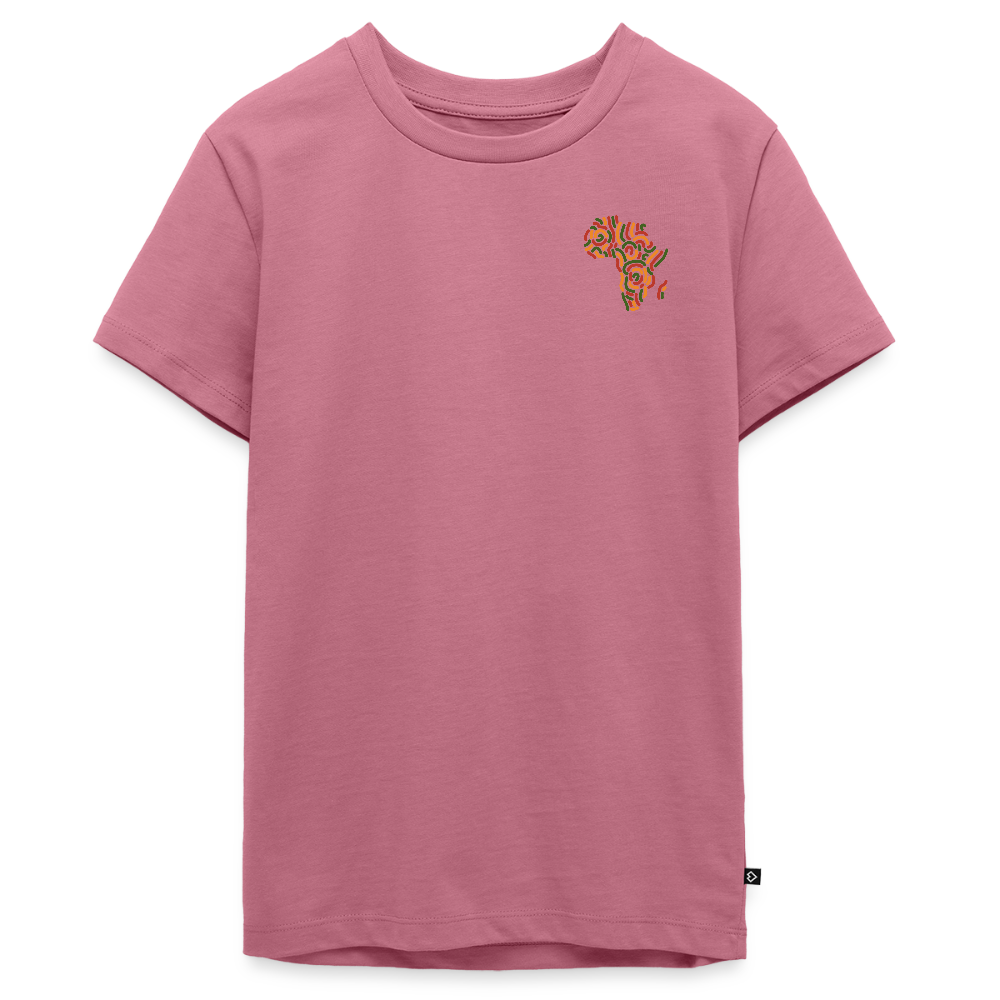 Children's Premium T-Shirt Block Color Alaina Africa Logo - mauve