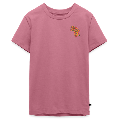 Children's Premium T-Shirt Block Color Alaina Africa Logo - mauve