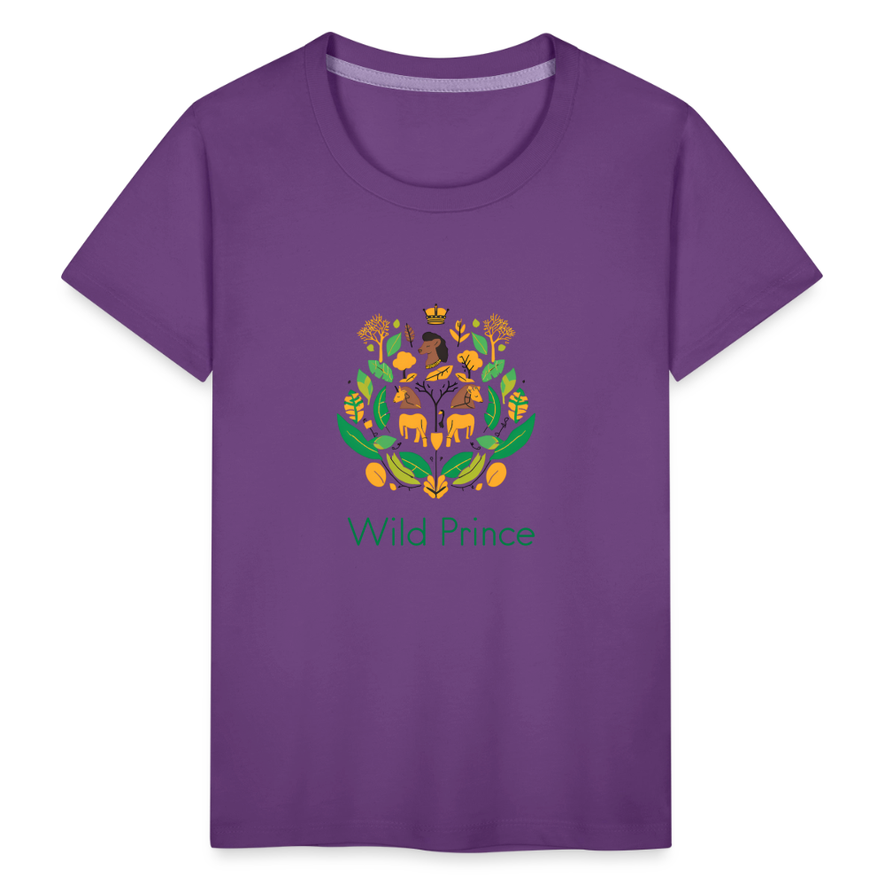 Toddler Premium Africa Wild Prince T-Shirt - purple