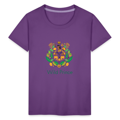 Toddler Premium Africa Wild Prince T-Shirt - purple