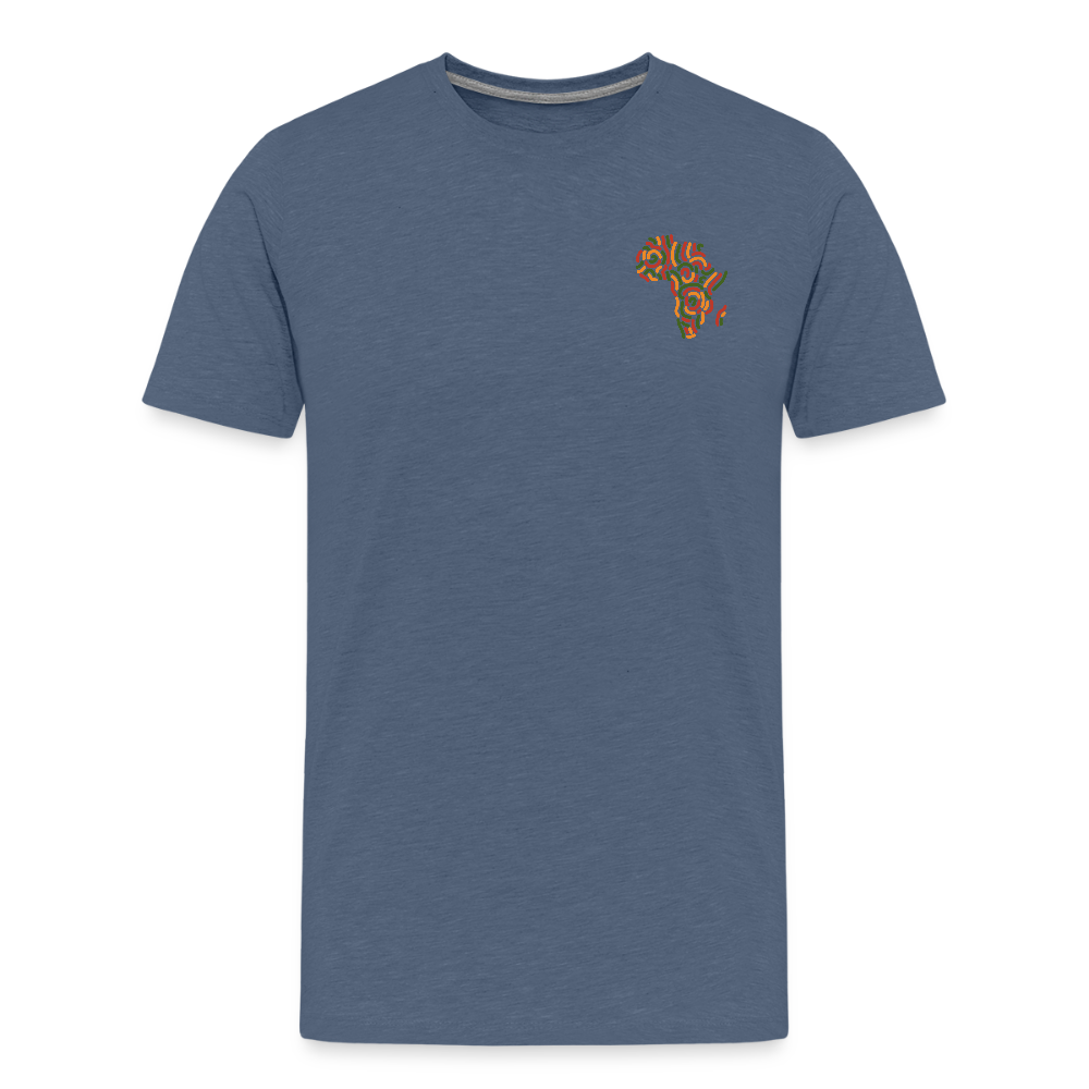 Children's Premium T-Shirt Block Color Alaina Africa Logo - heather blue