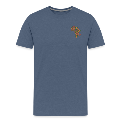 Children's Premium T-Shirt Block Color Alaina Africa Logo - heather blue