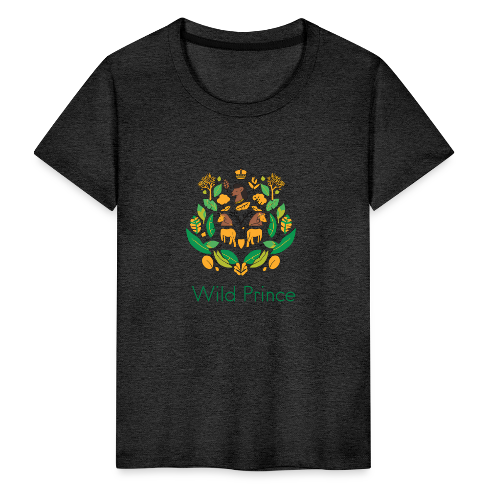 Toddler Premium Africa Wild Prince T-Shirt - charcoal grey