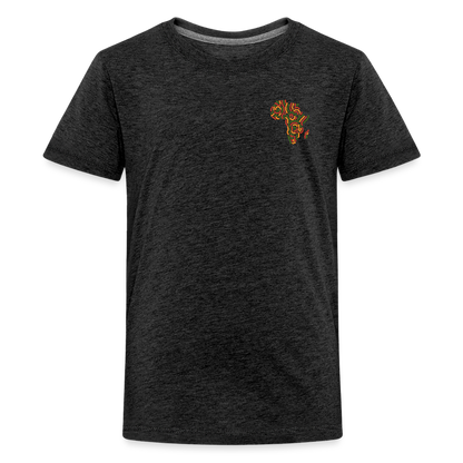 Children's Premium T-Shirt Block Color Alaina Africa Logo - charcoal grey