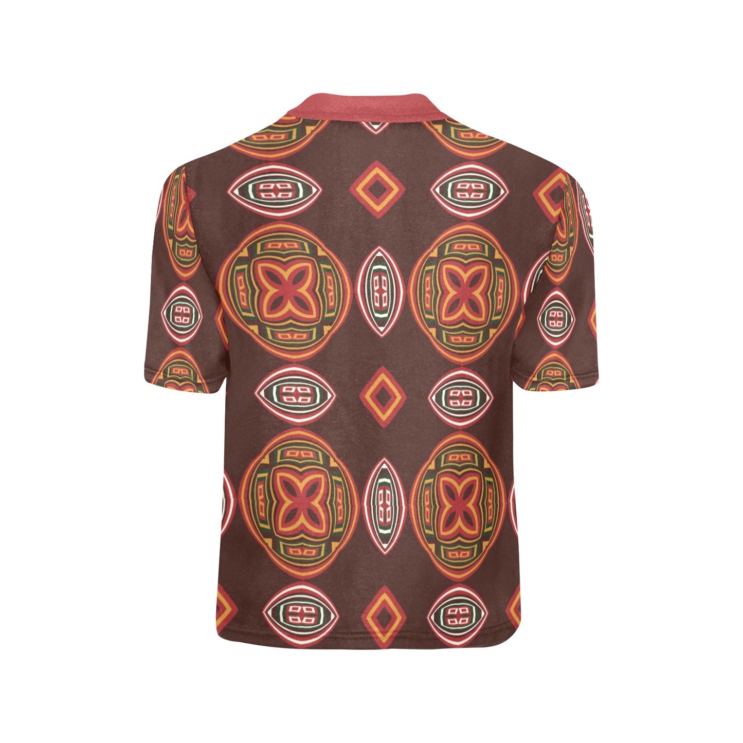 Toddler Africa Prints Brown Patterned T-Shirt