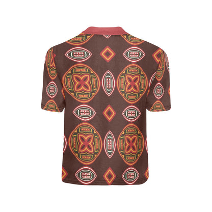 Toddler Africa Prints Brown Patterned T-Shirt
