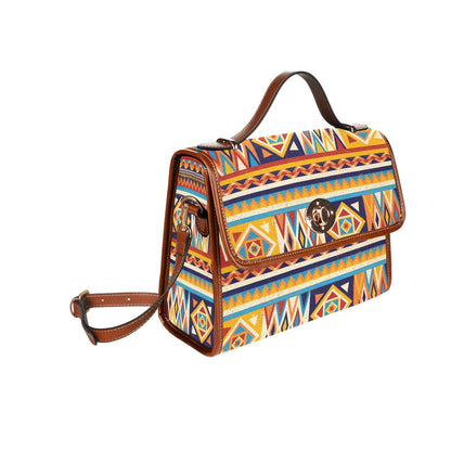 Multicolor African Geometric Pattern Handbag