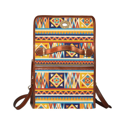 Multicolor African Geometric Pattern Handbag