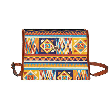 Multicolor African Geometric Pattern Handbag